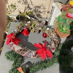 クリスマスリース各種&ツリーまとめ売りの画像