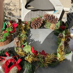 クリスマスリース各種&ツリーまとめ売りの画像