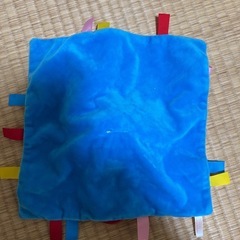 しましまぐるぐる　ベビーブランケットの画像