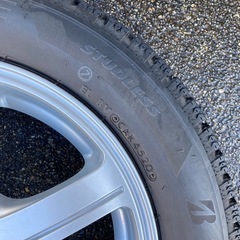 ブリジストン スタッドレスタイヤ　R14    冬用タイヤ・ホイール4本セットの画像