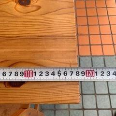 ★早い者勝ち★⭐︎セット⭐︎木製　ダイニングテーブル×イス 4脚セット・高さ73cm×幅118cm×奥行き75.5cm※商品の詳しいサイズや状態は現物にてご確認ください。の画像