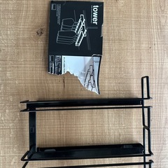 山崎実業　tower 2連ワインホルダーの画像