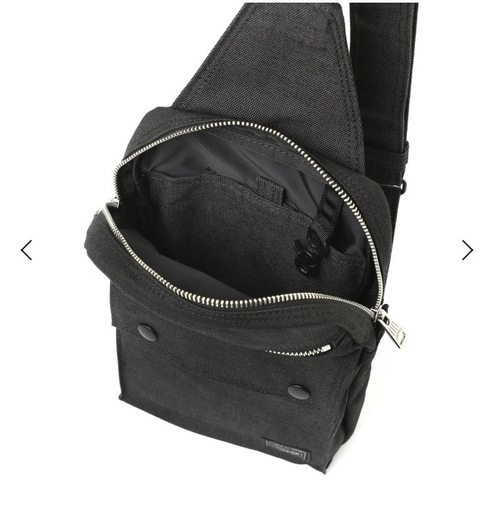 PORTER ポーター スモーキー ワンショルダーバッグ ボディバッグ ブラック