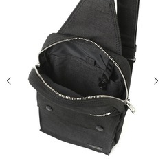 PORTER ポーター スモーキー ワンショルダーバッグ ボディバッグ ブラックの画像