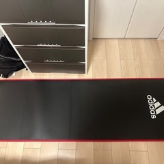 ダンベル　２つセット&adidasマットの画像