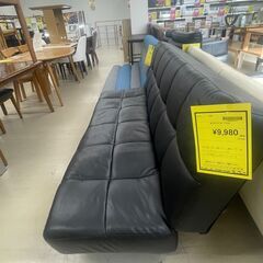 【ジャングルジャングル滋賀草津店】ジモティ来店特価‼ ソファーベッド ブラック J-251267の画像