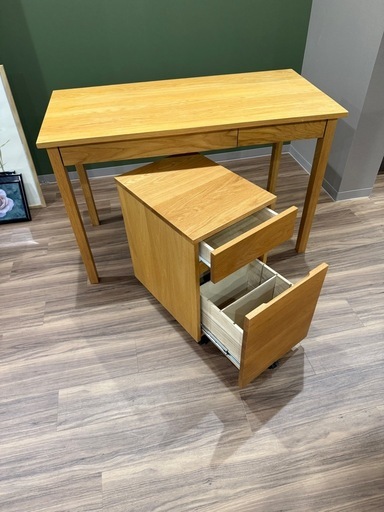 【お譲り先が決まりました】無印良品　デスク　キャビネット