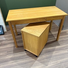 【お譲り先が決まりました】無印良品　デスク　キャビネット の画像