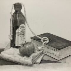 【アトリエべる国立駅前教室】💎光沢を絵で表現して「キラキラ」を描いてみよう💎の画像