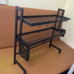 美品　水切りラック　シンク上にの画像