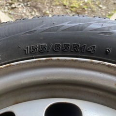 お相手見つかりました 21年26、27週 スタッドレス履き潰し用 155/65R14 4本の画像