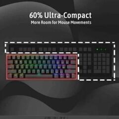 ゲーミングキーボード REDRAGON FIZZPRO キーボード　仕入れ　問屋価格　卸価格　倒産品　まとめ買い歓迎　卸　おろし　卸し　アマゾン　amazon　引き上げ品　倒産品　ネット商材　フリマ商材　景品　コンペ　忘年会　新年会　クリスマス会　新品　未使用の画像