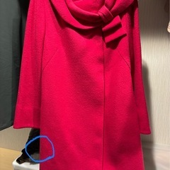 サマンサタバサ　リボンコート　赤の画像