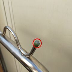 △ 洗濯物干し台 アルミ製 高さ 178cm 幅 91.5cm  部品カバーの欠品と劣化による破損ありの画像