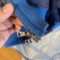 BAPE シャークパーカー ブルーカモ（中古)の画像