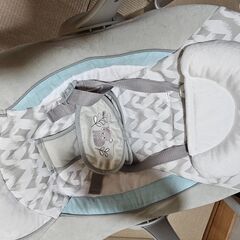 Ingenuity（インジェニュイティ）赤ちゃん バウンサー コンパクト Grey 折りたたみ可能の画像