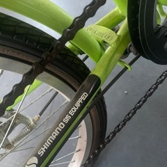 折りたたみ自転車の画像