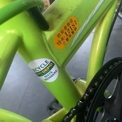 折りたたみ自転車の画像