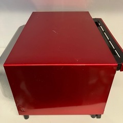 【4枚焼き】アイリスオーヤマ オーブントースター🍞赤が可愛い！ピザも焼ける広々庫内 の画像