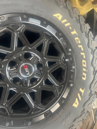 ラングラー　ホイール　マットタイヤ　5本セット　ほぼ未使用