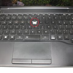 【現状品/中古ノートPC】富士通〈FMV UH90/H1〉Intel Core i7/SSD512GB/メモリ16GB ⑤の画像