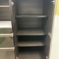 【ジャングルジャングル滋賀草津店】ジモティ来店特価‼ キッチンカウンター ニトリ ブラック J-251269の画像