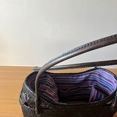 籐 カゴバッグ インドネシアバリ産の画像