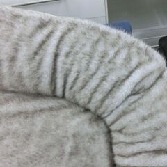 ペット用ベッド カークランドシグネチャー 円形ペットベッド ブラウン系 約81×116cm 札幌市 西野店の画像