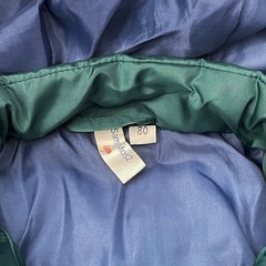 【フード着脱可能】Samansa Mos2 Lagom ダウンコート　サイズ80 グリーンの画像