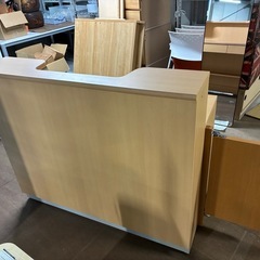 袖板付きカウンターデスク　受付デスク（商品番号14388）の画像
