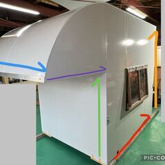 軽トラに載せるだけ！断熱3cmキャンピングシェルの画像