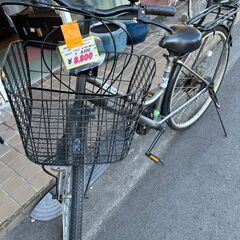 リサイクルショップどりーむ鹿大前店　No.575　自転車　エコチャリ番号22647S　シルバーの画像