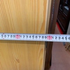 ★早い者勝ち★ 木目調・クローゼット・洋服タンス・約高さ175cm×幅59.5cm奥行き54cm※商品の詳しい状態やサイズ等は現物にてご確認ください。の画像