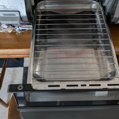 コンロ  リンナイ プッシュボタン  LPガス  2口  グリル付の画像