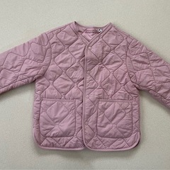 UNIQLO 130cm ウォームパデッドウォッシャブルジャケットの画像