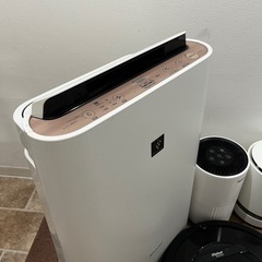 加湿器➕空気清浄機➕ルンバ自動掃除機の画像