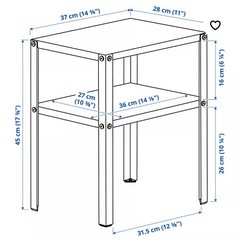 引取者決定　IKEA サイドテーブル   の画像