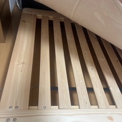 急募　ベッド（すのことマットレス）の画像