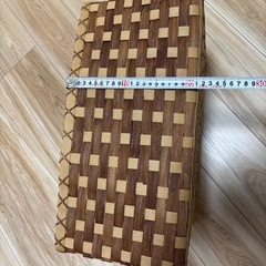 クラフトテープのカゴ　特大の画像