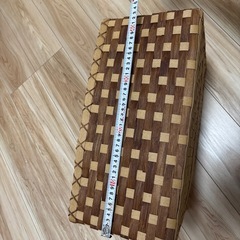 クラフトテープのカゴ　特大の画像