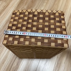 クラフトテープのカゴ　特大の画像