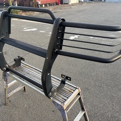 【中古品】トヨタ 185系 ハイラックスサーフ グリルガード バンパーガードの画像