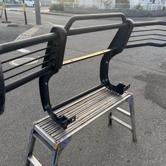 【中古品】トヨタ 185系 ハイラックスサーフ グリルガード バンパーガードの画像