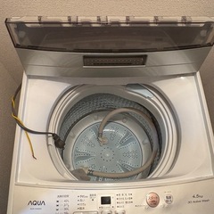 　【キャンセルでました。冷蔵庫、洗濯機、炊飯器、まとめて引取りの方優先】洗濯機　４.５ｋｇ　の画像