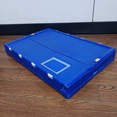 B品 中古折りたたみコンテナ 75Lサイズ W600×D410×H375㎜ O009 1個のみの画像