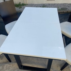 ◆ ダイニングテーブル・回転椅子4脚セット◆の画像