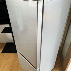 お相手決まりました　アクア 201L 2ドア冷蔵庫(ブラッシュシルバー)(右開き) AQUA AQR-20M-Sの画像