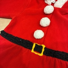 サンタクロースコスチューム　70サイズの画像