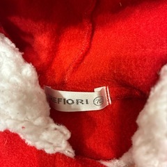 サンタクロースコスチューム　70サイズの画像