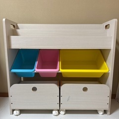 おもちゃ収納ラックの画像